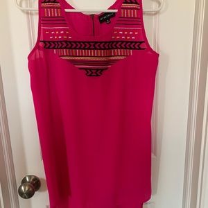 Pink Aztec blouse